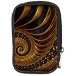 Shell Fractal In Brown Compact Camera Leather Case