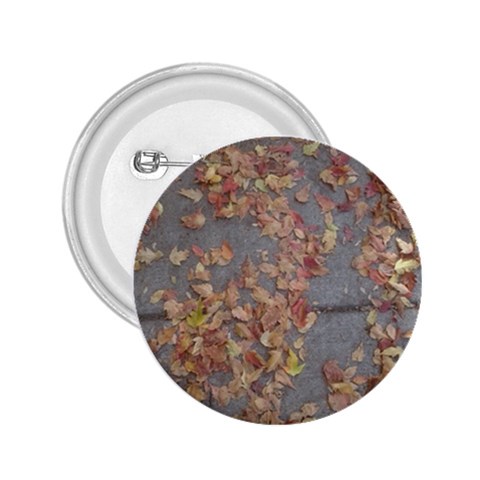Sidewalk Leaves 2.25  Buttons from ArtsNow.com Front