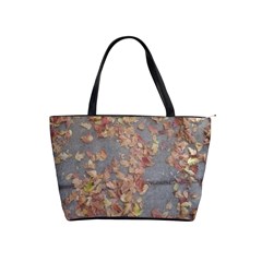 Sidewalk Leaves Classic Shoulder Handbag from ArtsNow.com Front