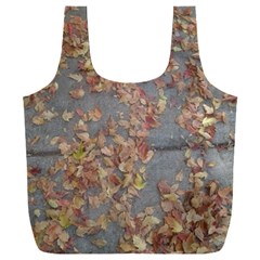 Sidewalk Leaves Full Print Recycle Bag (XXXL) from ArtsNow.com Back