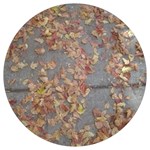 Sidewalk Leaves Round Trivet