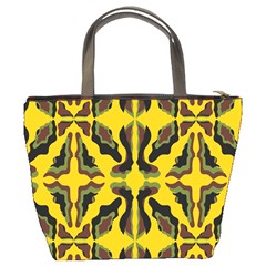 Abstract pattern geometric backgrounds  Abstract geometric design    Bucket Bag from ArtsNow.com Back