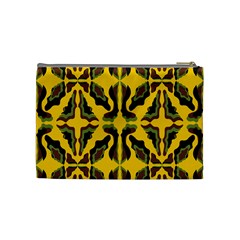 Abstract pattern geometric backgrounds  Abstract geometric design    Cosmetic Bag (Medium) from ArtsNow.com Back