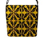 Abstract pattern geometric backgrounds  Abstract geometric design    Flap Closure Messenger Bag (L)