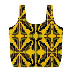 Abstract pattern geometric backgrounds  Abstract geometric design    Full Print Recycle Bag (L) from ArtsNow.com Front