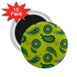Floral pattern paisley style Paisley print. Doodle background 2.25  Magnets (10 pack) 