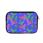 Pink Tigers On A Blue Background Apple MacBook Pro 15  Zipper Case