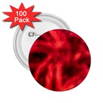 Cadmium Red Abstract Stars 2.25  Buttons (100 pack) 