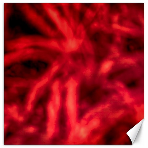Cadmium Red Abstract Stars Canvas 16  x 16  from ArtsNow.com 15.2 x15.41  Canvas - 1