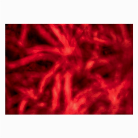 Cadmium Red Abstract Stars Large Glasses Cloth from ArtsNow.com Front