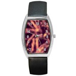 Topaz  Abstract Stars Barrel Style Metal Watch