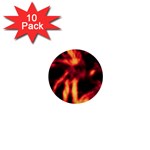 Lava Abstract Stars 1  Mini Buttons (10 pack) 