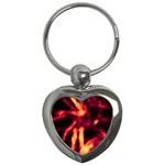 Lava Abstract Stars Key Chain (Heart)