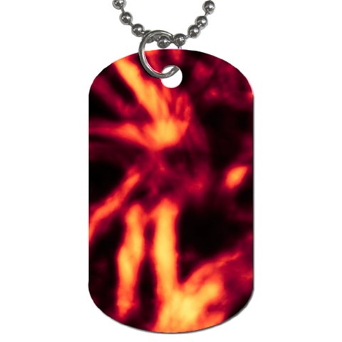 Lava Abstract Stars Dog Tag (One Side) from ArtsNow.com Front