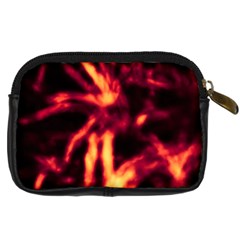 Lava Abstract Stars Digital Camera Leather Case from ArtsNow.com Back