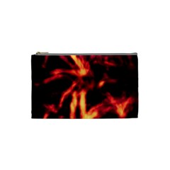 Lava Abstract Stars Cosmetic Bag (Small) from ArtsNow.com Front