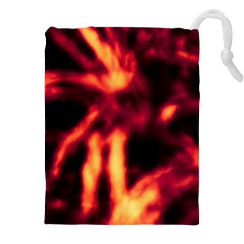 Lava Abstract Stars Drawstring Pouch (5XL) from ArtsNow.com Front