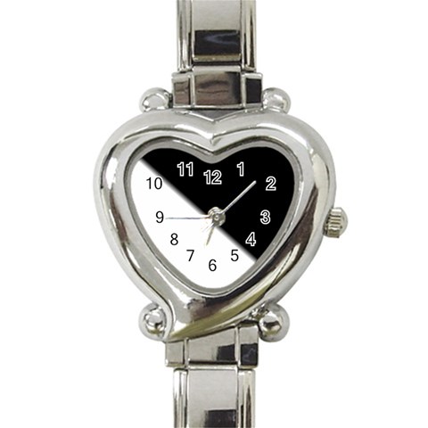 Gradient Heart Italian Charm Watch from ArtsNow.com Front