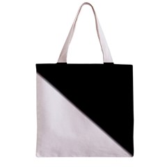 Gradient Zipper Grocery Tote Bag from ArtsNow.com Back