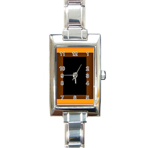 Gradient Rectangle Italian Charm Watch from ArtsNow.com Front