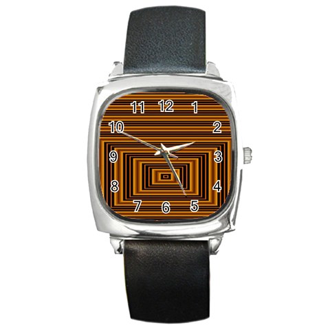 Gradient Square Metal Watch from ArtsNow.com Front