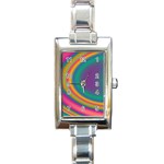 Gradientcolors Rectangle Italian Charm Watch