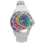 Gradientcolors Round Plastic Sport Watch (L)