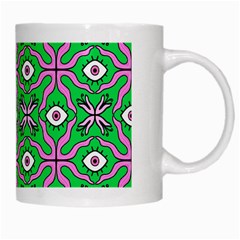 Abstract Illustration With Eyes White Mugs from ArtsNow.com Right