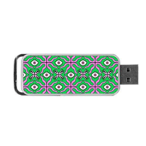 Abstract Illustration With Eyes Portable USB Flash (One Side) from ArtsNow.com Front