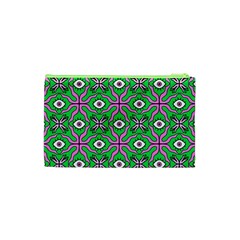 Abstract Illustration With Eyes Cosmetic Bag (XS) from ArtsNow.com Back
