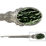 Green  Waves Abstract Series No5 Letter Opener