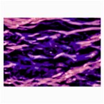 Purple  Waves Abstract Series No1 Large Glasses Cloth (2 Sides)
