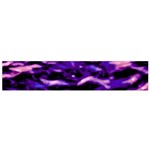 Purple  Waves Abstract Series No1 Small Flano Scarf