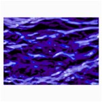 Purple  Waves Abstract Series No2 Large Glasses Cloth (2 Sides)