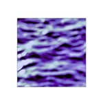 Purple  Waves Abstract Series No3 Satin Bandana Scarf
