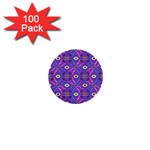 Abstract Illustration With Eyes 1  Mini Buttons (100 pack) 