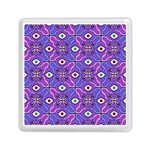 Abstract Illustration With Eyes Memory Card Reader (Square)