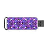 Abstract Illustration With Eyes Portable USB Flash (Two Sides)