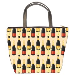 Champagne For The Holiday Bucket Bag from ArtsNow.com Back