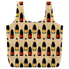 Champagne For The Holiday Full Print Recycle Bag (XXL) from ArtsNow.com Front