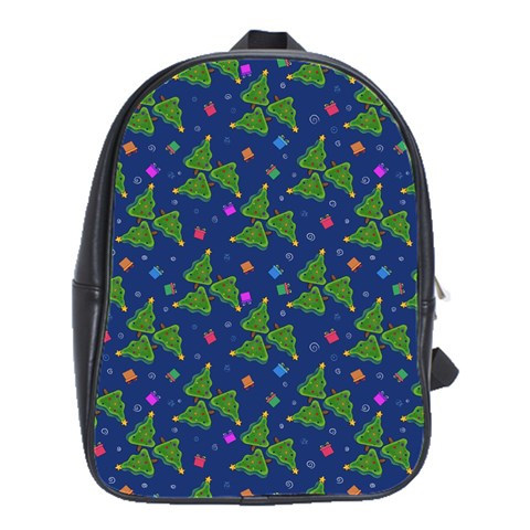 Christmas Trees School Bag (Large) from ArtsNow.com Front