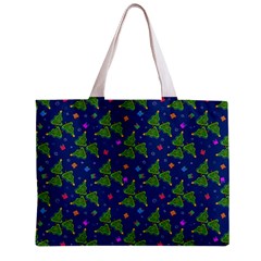 Christmas Trees Zipper Mini Tote Bag from ArtsNow.com Back
