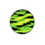 Green  Waves Abstract Series No12 Hat Clip Ball Marker