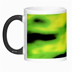 Green  Waves Abstract Series No12 Morph Mugs from ArtsNow.com Left
