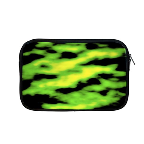 Green  Waves Abstract Series No12 Apple MacBook Pro 13  Zipper Case from ArtsNow.com Front