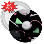 Digitalart 3  Buttons (100 pack) 