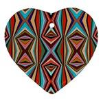 Digital Illusion Heart Ornament (Two Sides)