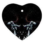 Digital Illusion Heart Ornament (Two Sides)