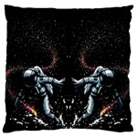 Digital Illusion Large Cushion Case (One Side)