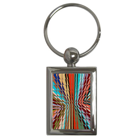Digital Illusion Key Chain (Rectangle) from ArtsNow.com Front